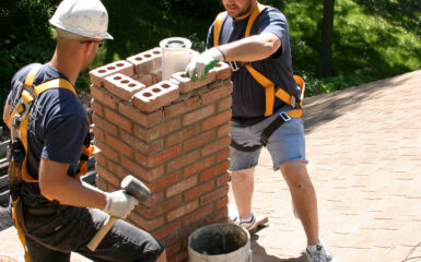 Chimney masonry repair in Asbury, IA